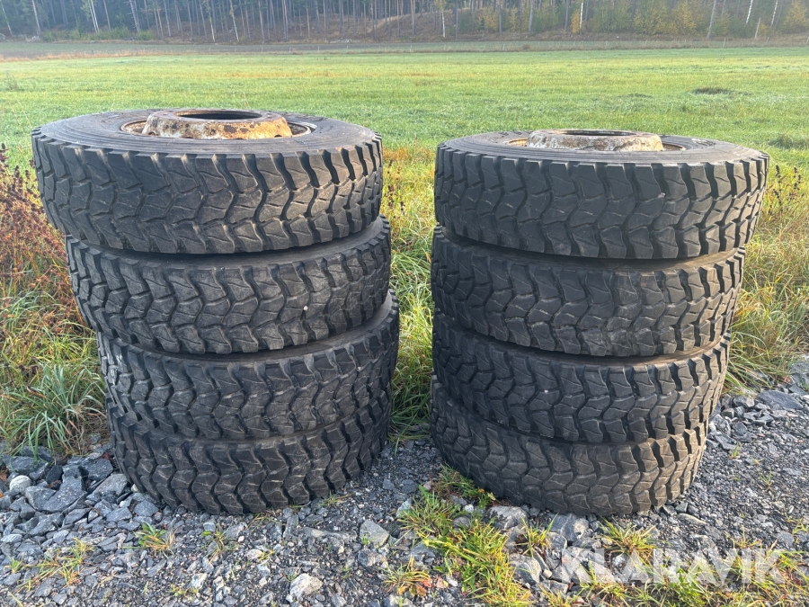 Drivhjul till lastbil Firestone 315/80R22.5 8st