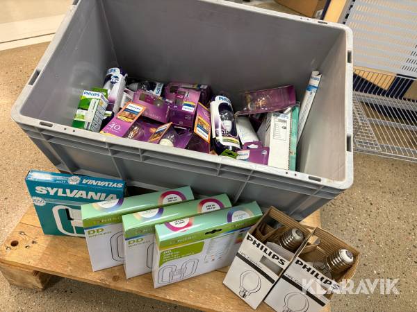 Parti blandade lampor