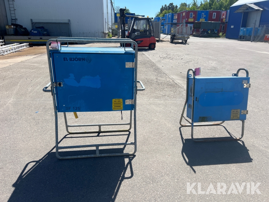 Huvudcentraler El-Björn SF125, SF100