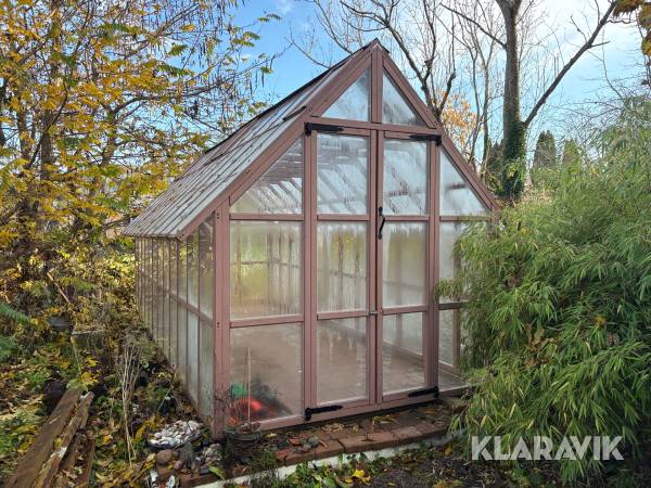 Växthus Florum 10 kvm Svensktillverkat