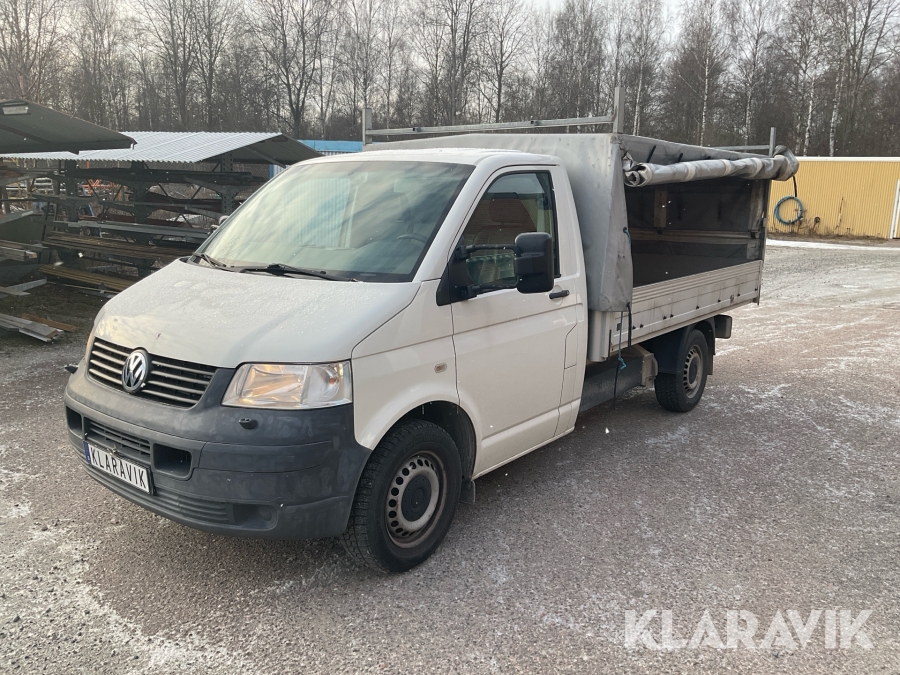 Flakbil Volkswagen Transporter med kapell