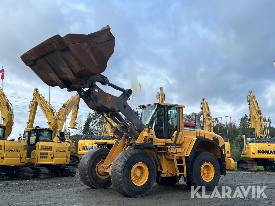 Hjullastare Volvo L150G med skopa