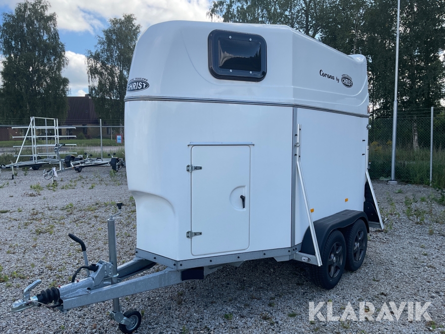Personbilssläp Christ  Corona 2 Hästtransport
