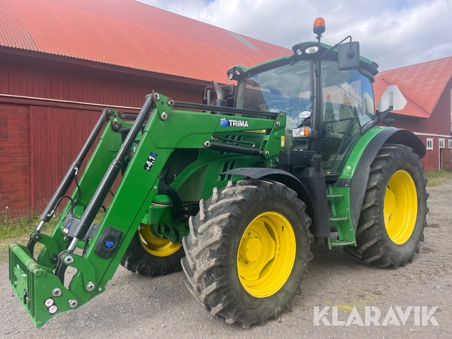 Traktor John Deere 6115R med lastare