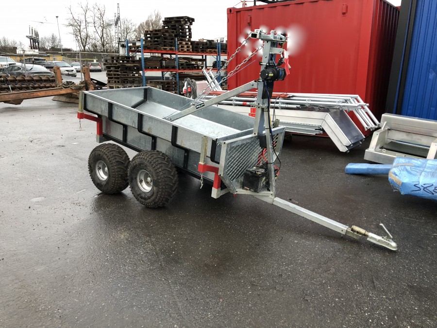 ATV Timmervagn med flak