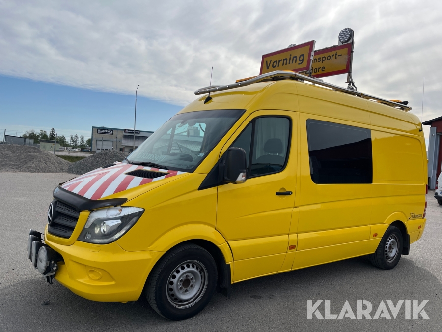 Vägtransportbil med sovdel Mercedes-Benz Sprinter