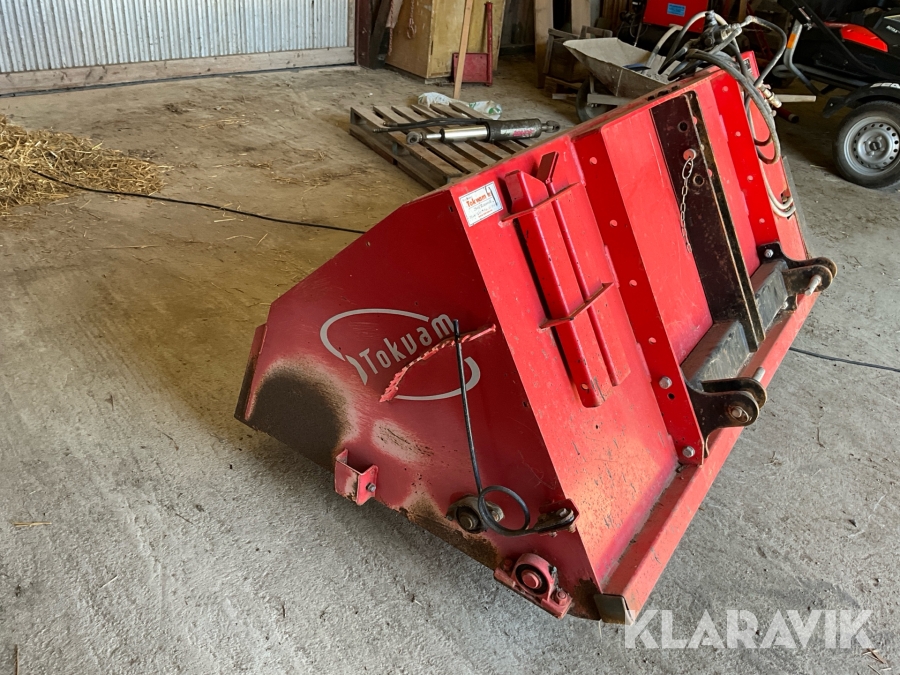 Sandspridare Tokvam SMA1000 med hydraulisktoppstång