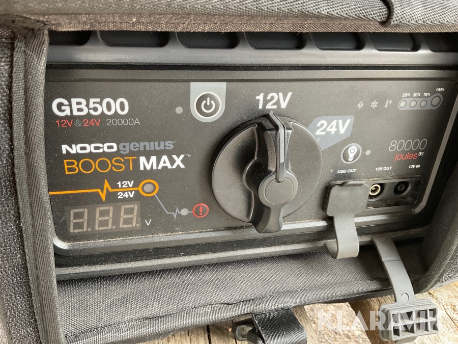 Startbooster Noco GB500 / GB500+, MalungSälen, Klaravik auk