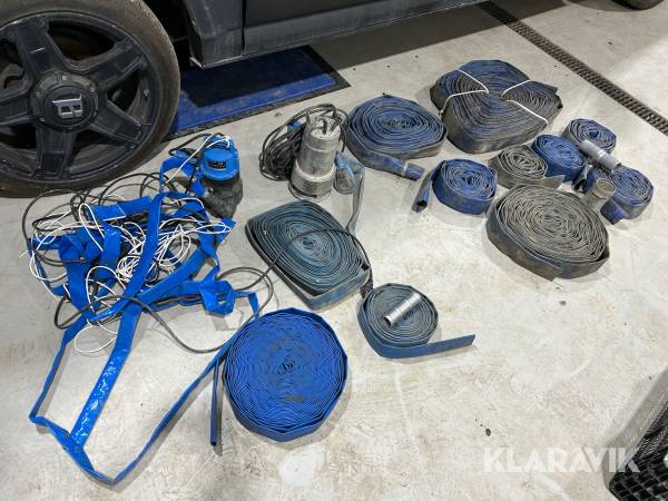Dränkpumpar + slangar Biltema