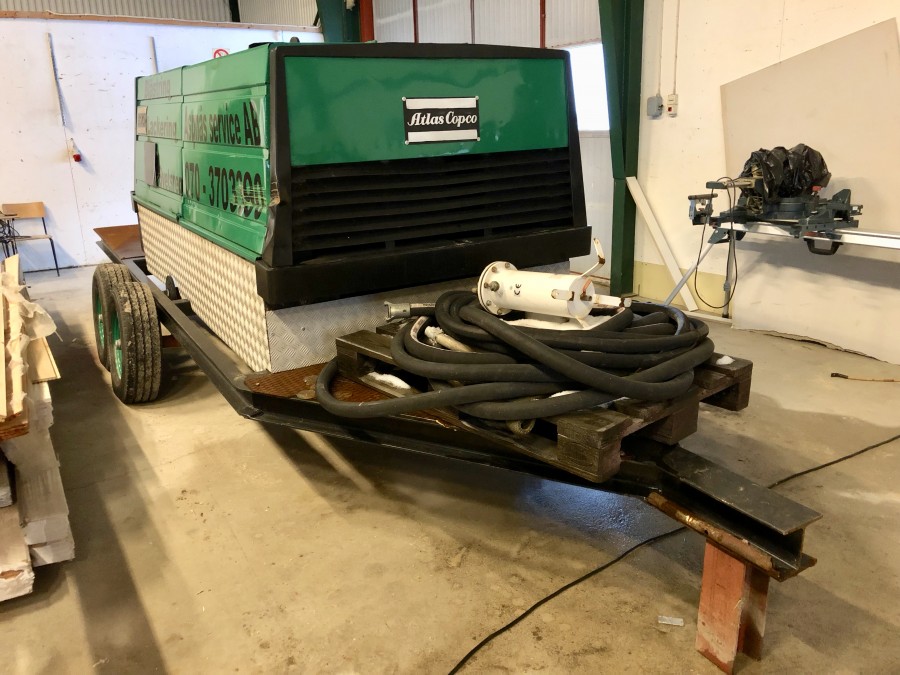 Blästeranläggning, kompressor