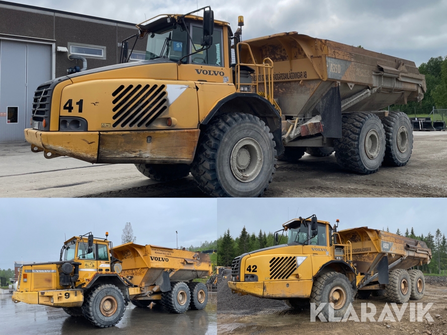 Dumprar Volvo A35, 3st