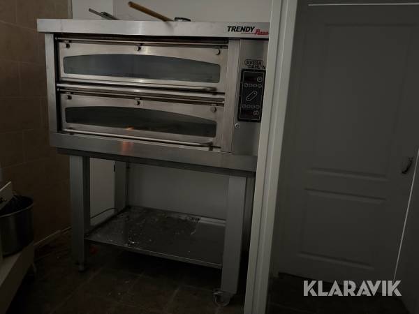 Pizzaugn, bakbänk och rostfri bänk