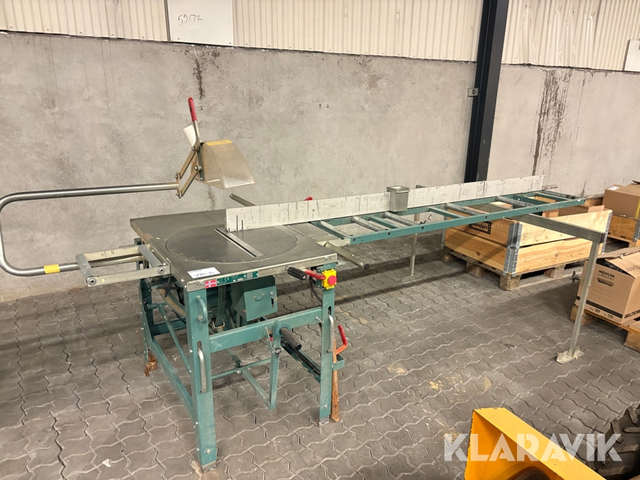 Gjerdesåg / Byggsåg Ernex 1603 inkl. sågbord