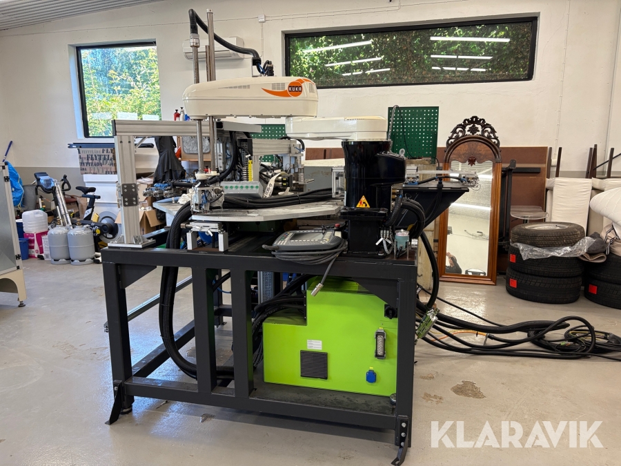 Rundbordsstation Engel Zusatzschrank Kuka KR10 Scara R850