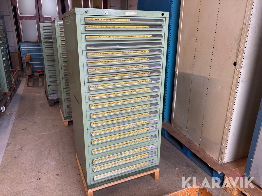 Förvaringshurts med brotschar