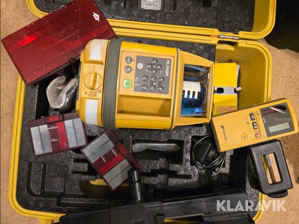 Tvåfallslaser Topcon RL-VH2A med tillbehör