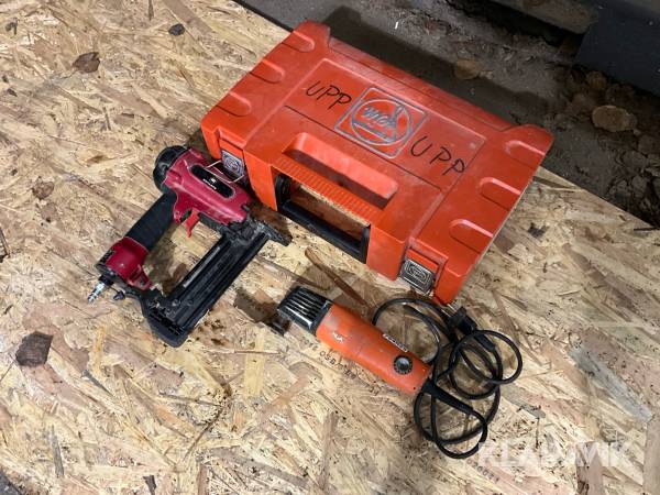 Tryckluftpistol och Fein maskin Montana & Multimaster