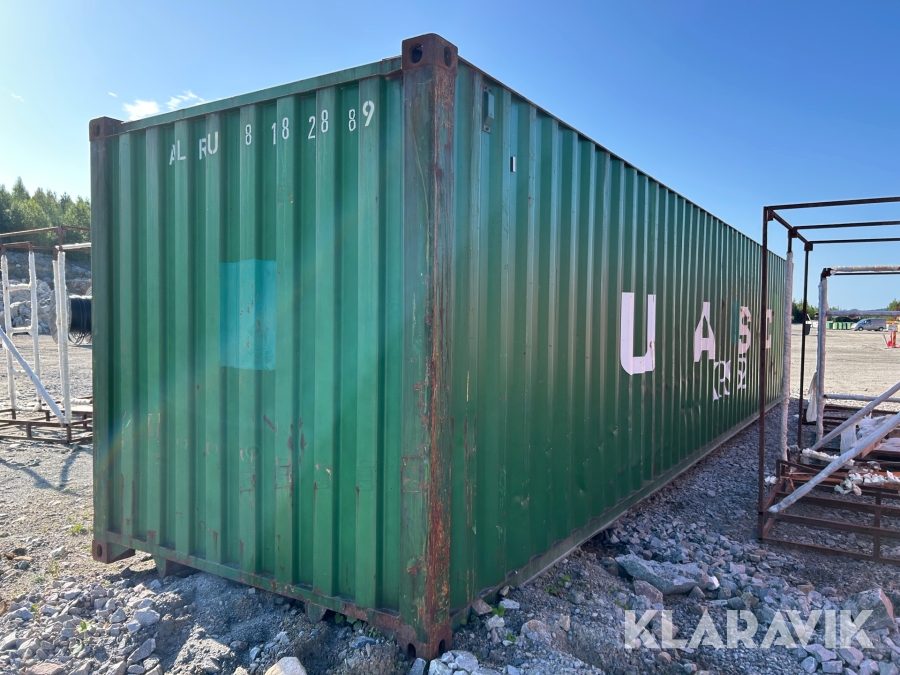 Container 40 fot grön