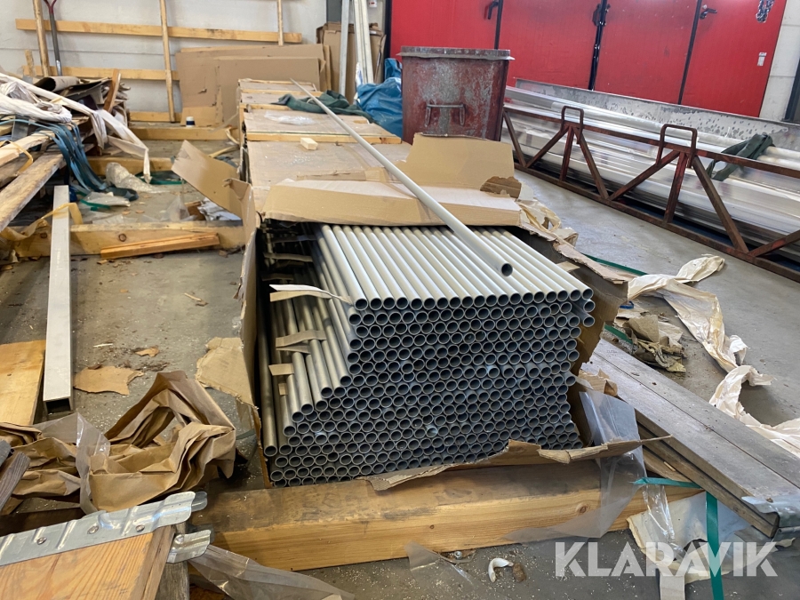 Eloxerade aluminiumrör 1.5x20x5200 - 350 st