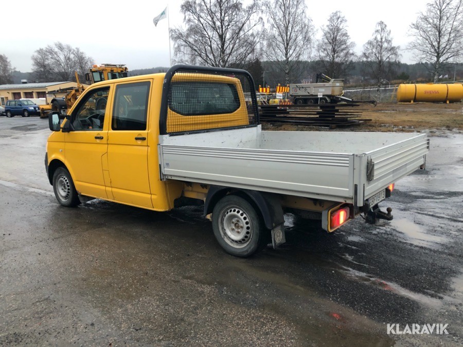 Volkswagen Transporter 4WD dubbelhytt med flak