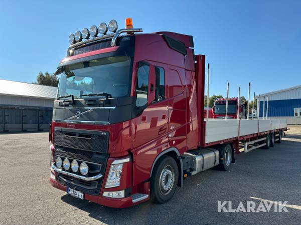 Ekipage Dragbil Volvo FH 4*2 med HRD trailer, förlängbar