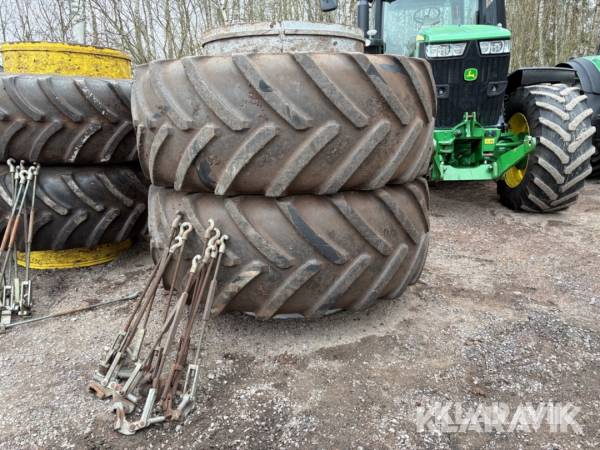Dubbelmontage Michelin 710/70-42 2st