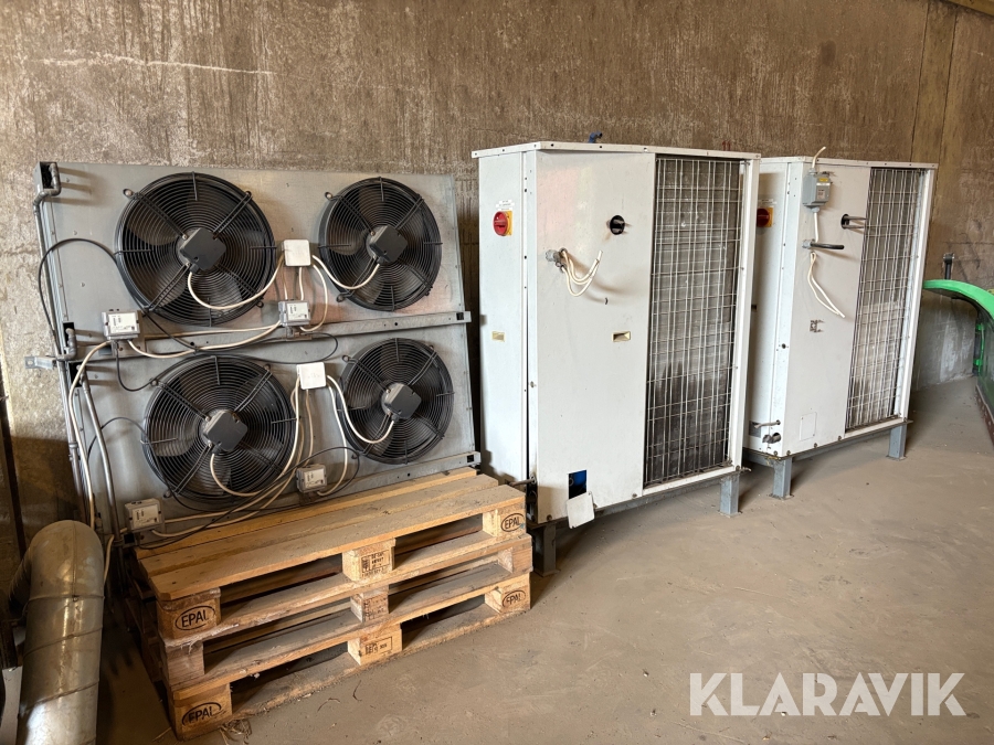 Mjölkkylar 2st och kondensationer J&E Hall JEH-1000-M 3