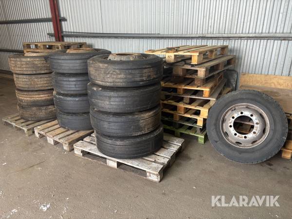 Lastbilsdäck 265/70R19.5  13st