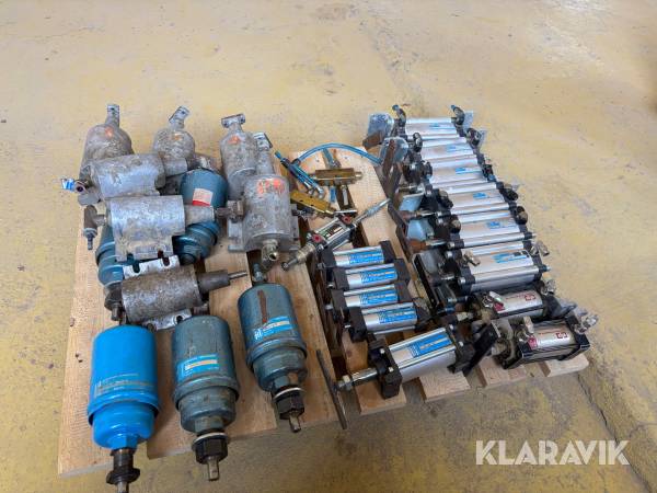 Luftcylindrar Atlas Copco / Bohlins blandade storlekar