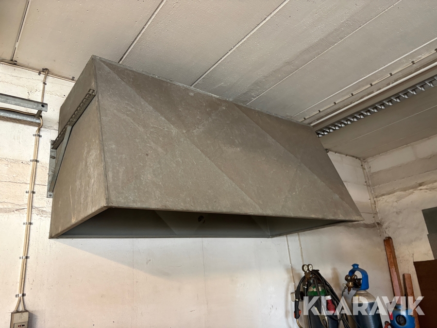 Svetshuv med hål för utsug