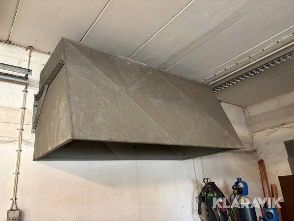 Svetshuv med hål för utsug