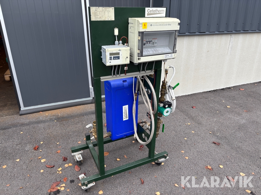 Värmeväxlarenhet fjärrvärme Alfa Laval Maxi 150 Siemens undercentral för fjärrvärme