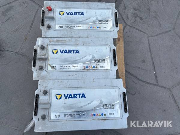 Lastbilsbatterier Varta 12 V 225Ah 1150 A