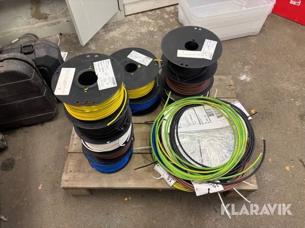 Diverse kabelrullar - 10 rullar