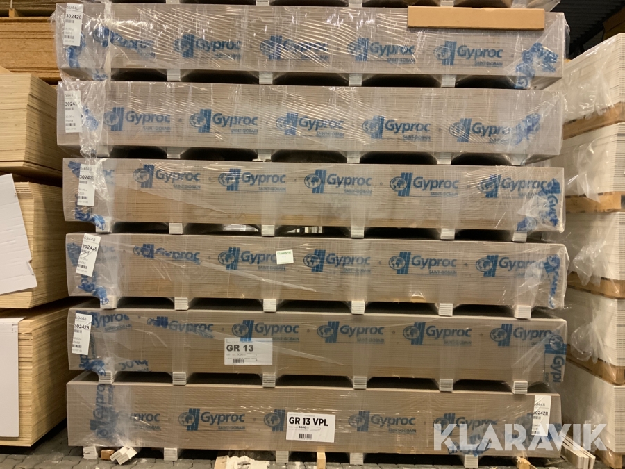 Gips robust Gyproc 13x1200x3000, 270 stycken