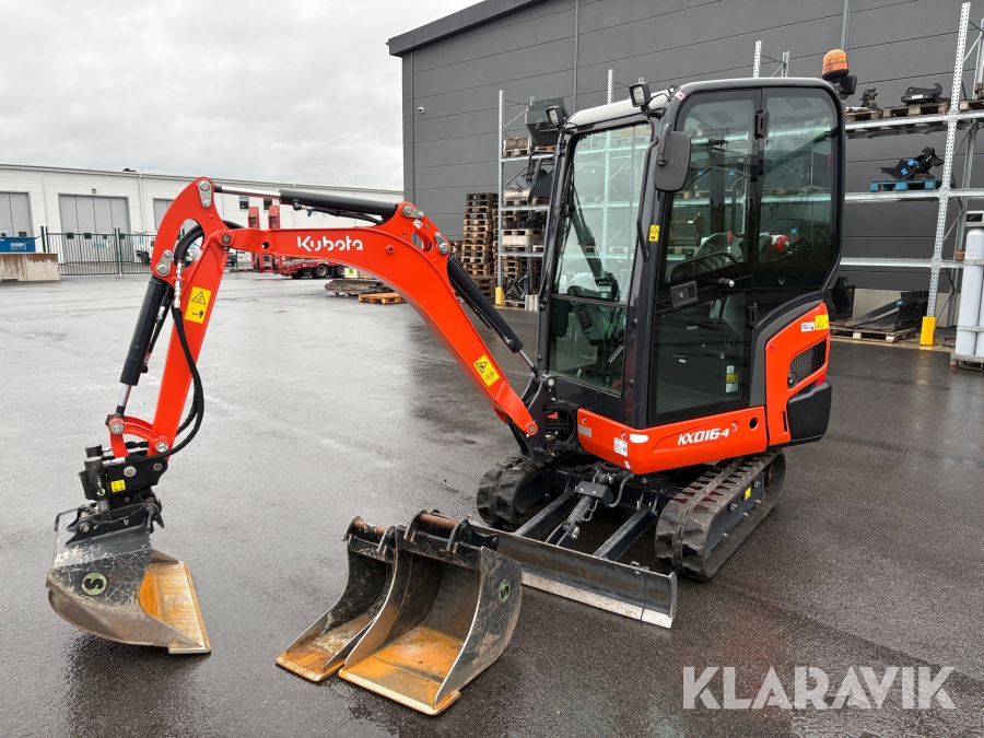 Grävmaskin Kubota KX016-4
