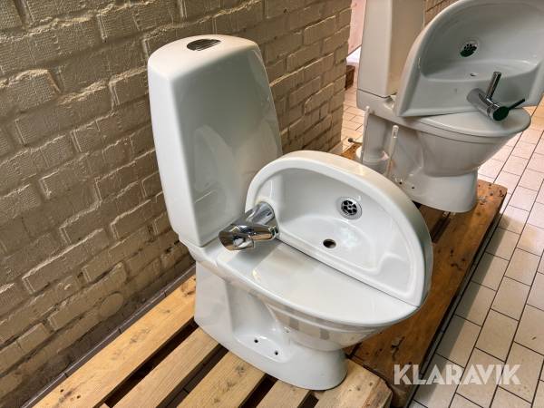 Toalett med handfat Ifö