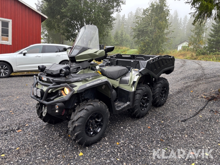 ATV Can-Am Outlander 1000 V-Twin 6x6 med bandsats & däck