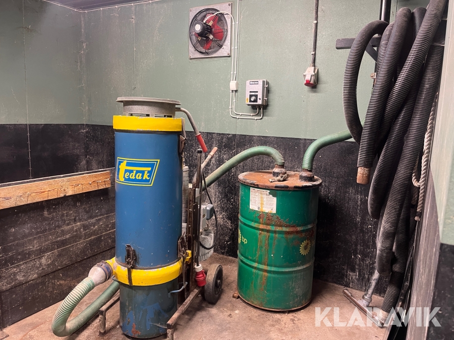 Centraldammsugare Tedak