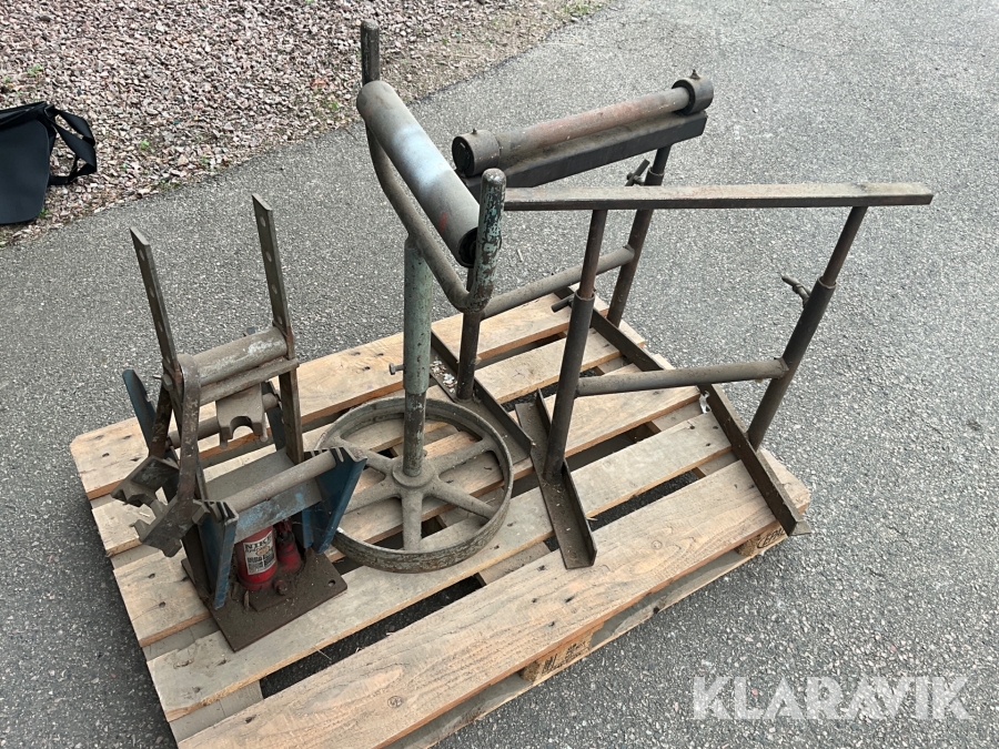 Rörbock, materialhållare