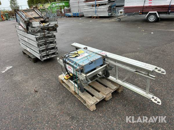 Tegeltransportör Geda Combilift 200 Z 22 meter