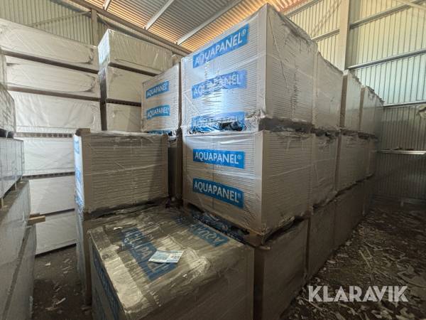 Golvgips Knauf Aquapanel Cement Board Floor MF 33x600x900mm - Totalt 5 pallar