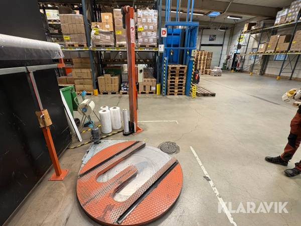 Inplastningsmaskin/ sträckfilmsmaskin Nissen 1500
