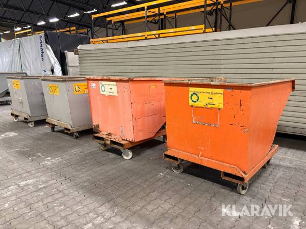 Materialbehållare Intra Tippo 4 st