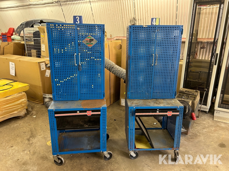 Verktygsvagnar Wurth 2 st