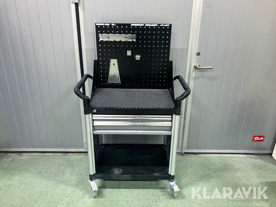 Verktygsvagn på hjul med verktygstavla AJ-produkter MOVE