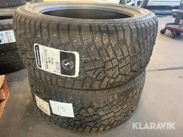 Dubbdäck Continental 245/45-17 2 st