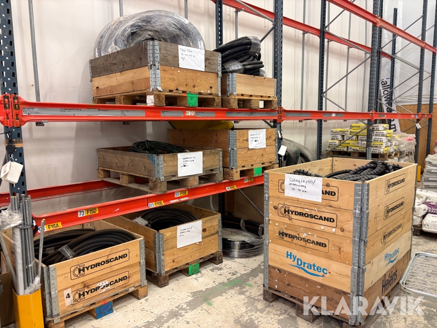 Parti med hydraulslang & pem slang Hydroscand