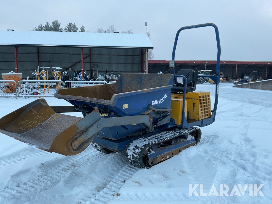 Självlastande minidumper  med roterbart flak. Canycom S 160 L