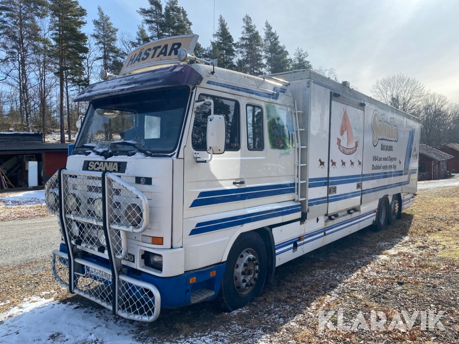 Hästlastbil Scania R143 ML 6X2L